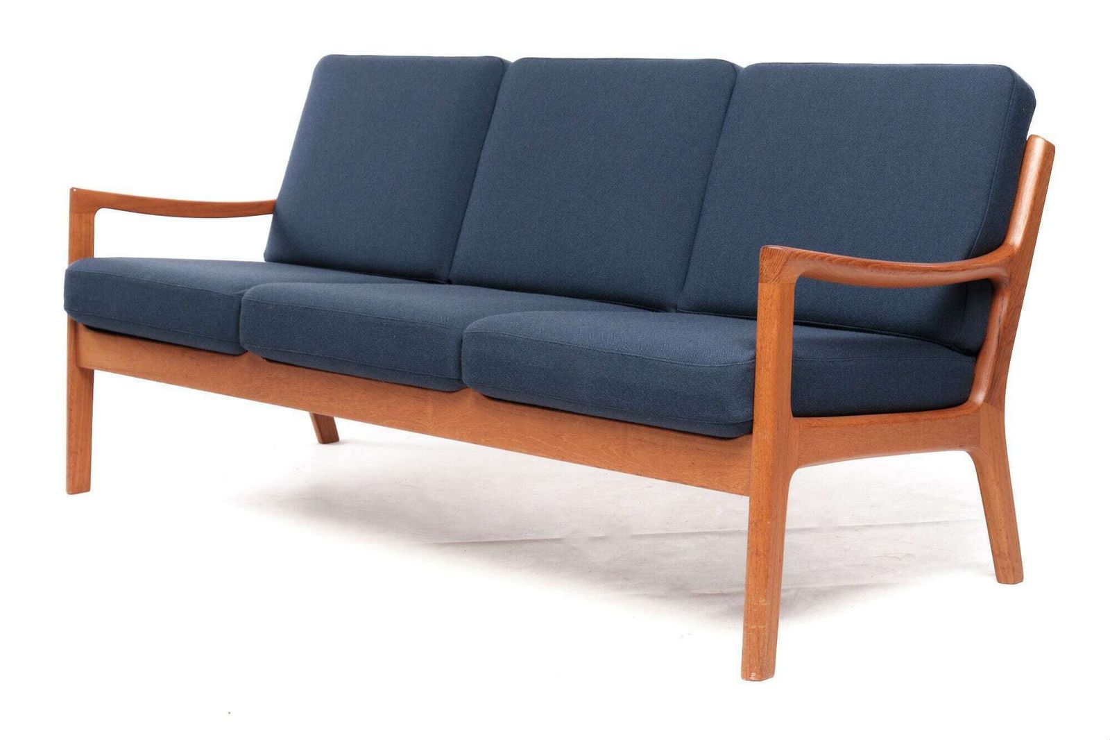 Sofa, Teak, Ole Wanscher For Poul Jeppesen, '60s, New Upholstery And Cover