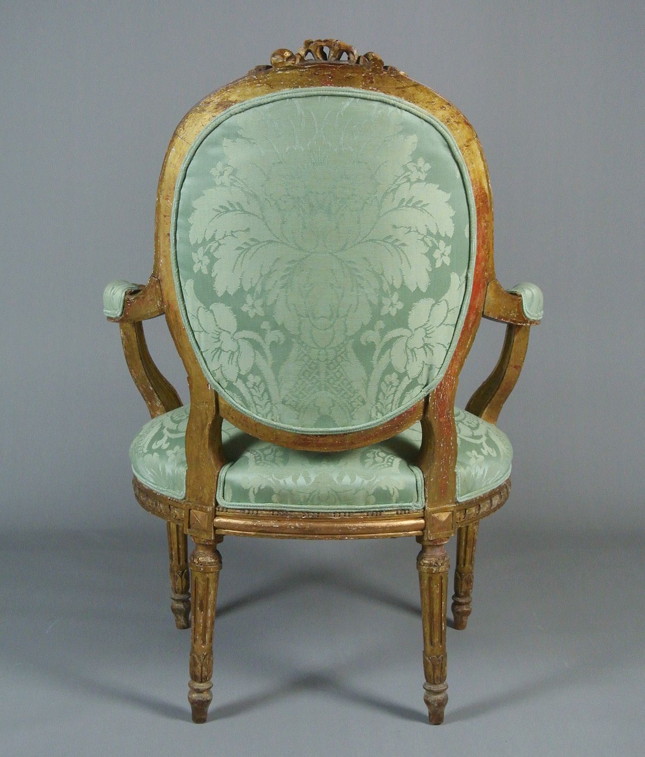 Fine Georgian Giltwood Arm Chair In The Manner Of Thomas Chippendale photo 1150.0
