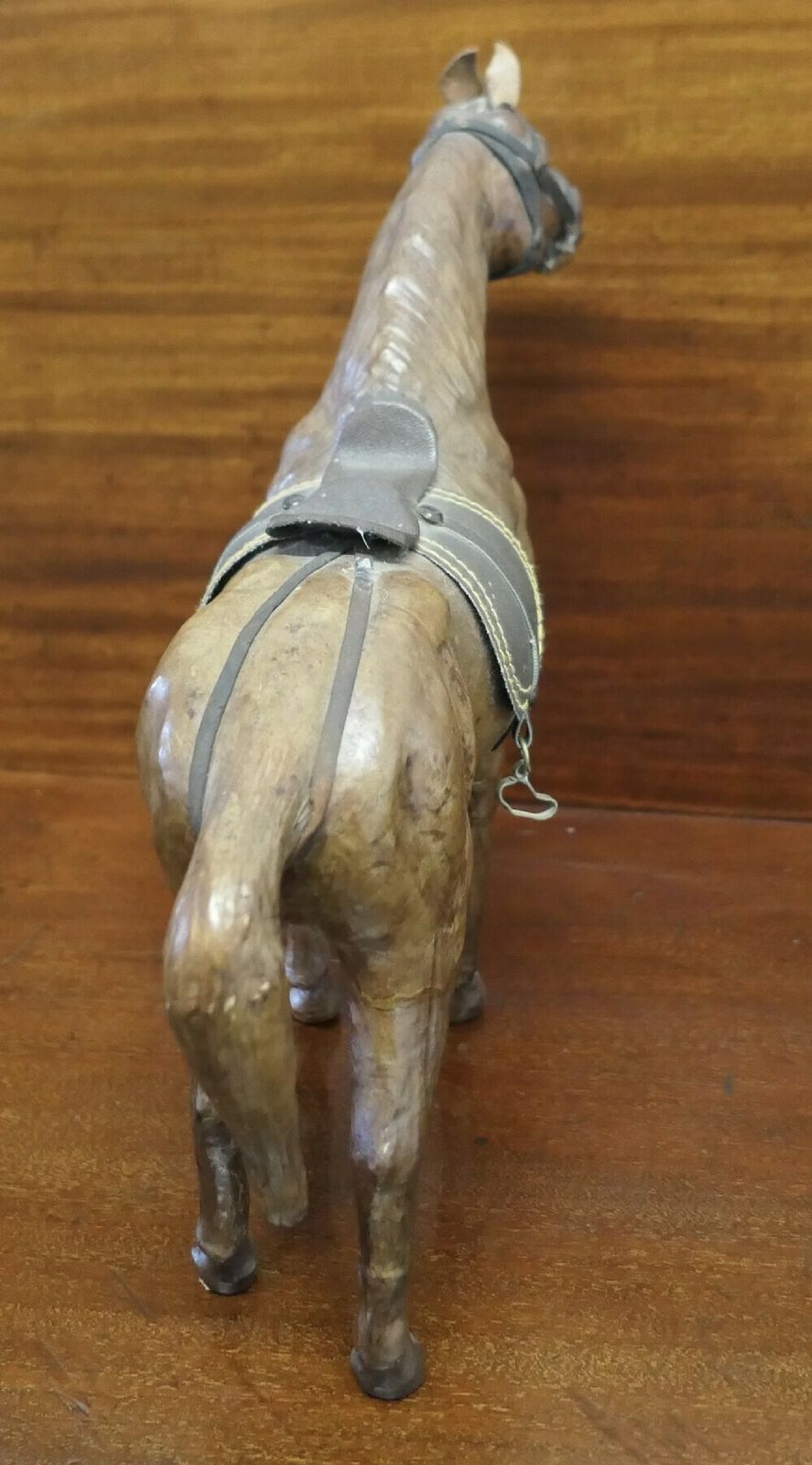 Arts And Crafts Leather Model Of A Horse photo buy