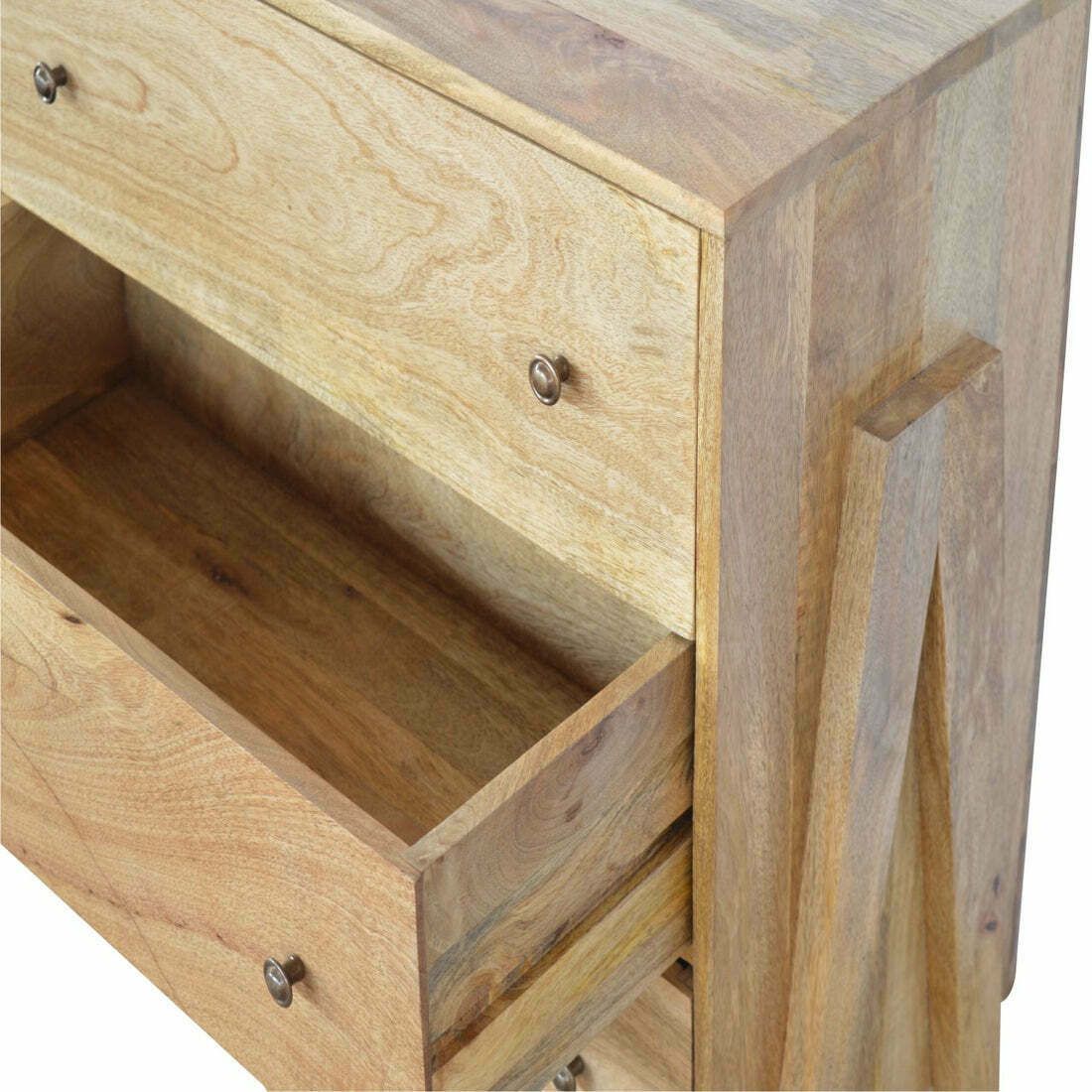 Mid Century Modern Style V Shaped Chest Of 3 Drawers photo 539.0
