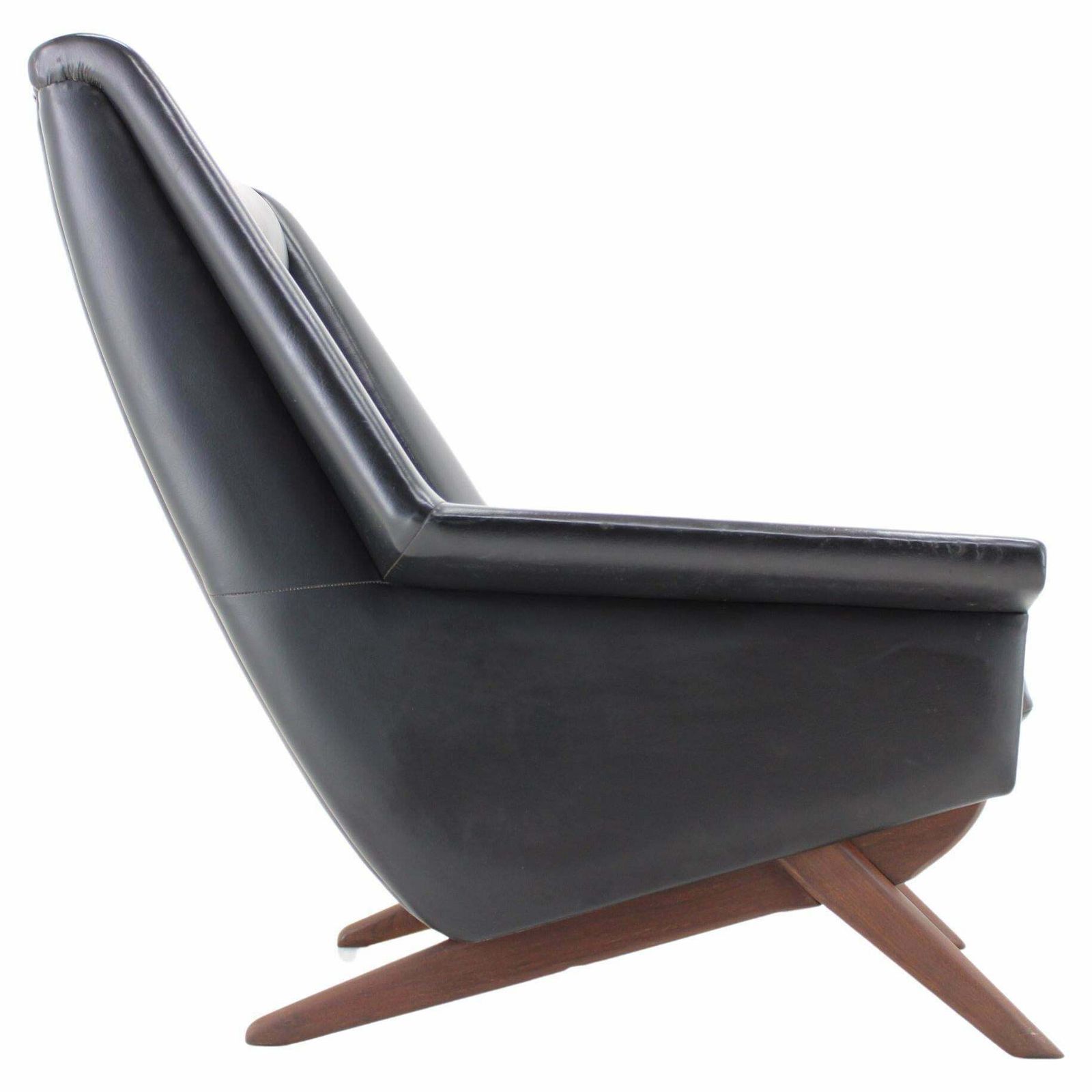 1970s Folke Ohlsson Armchair 4410 In Leatherette, Denmark