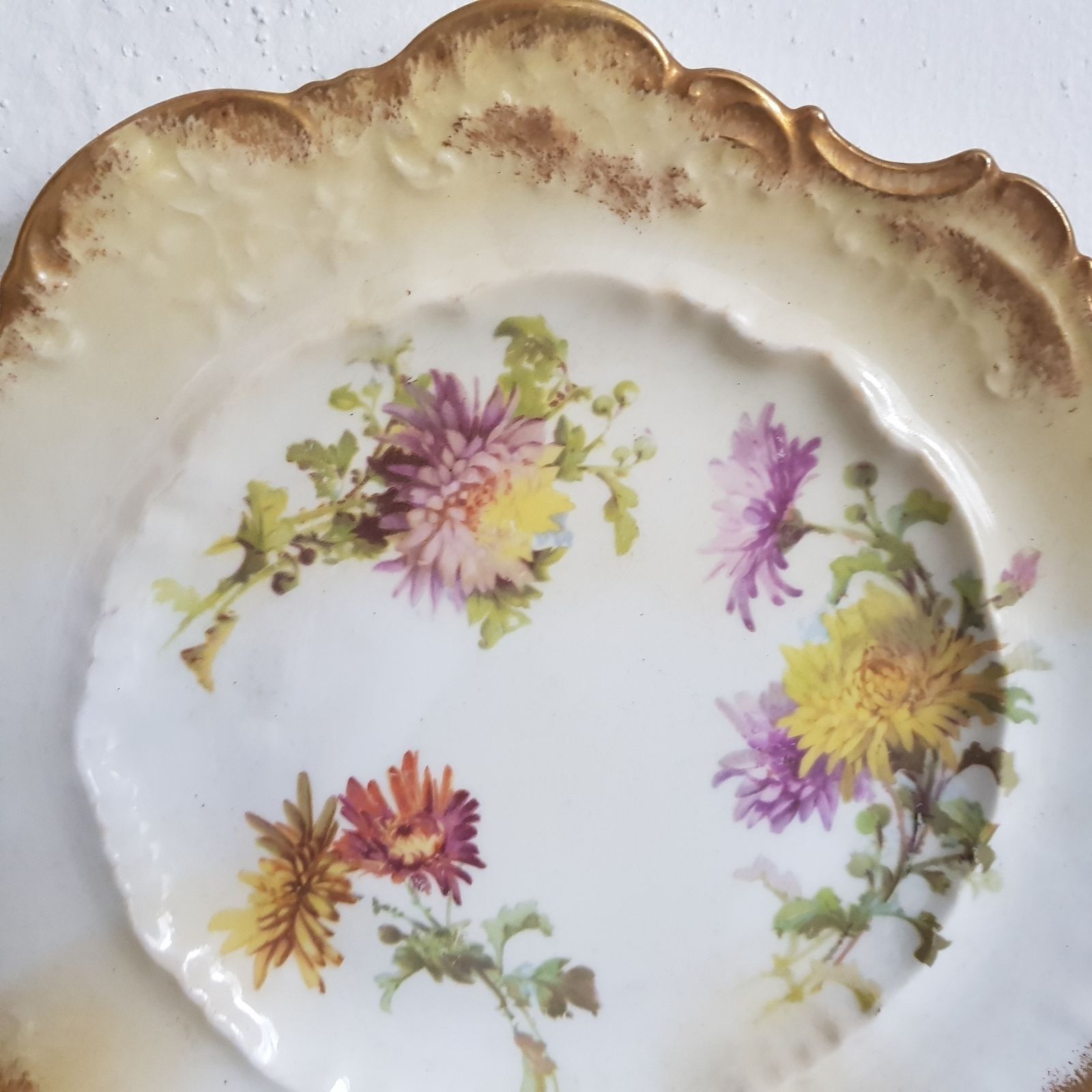 Set Of 7 Antique English Porcelain Plates For Maple & Co Ltd London England Reg 248237 photo Home Decor