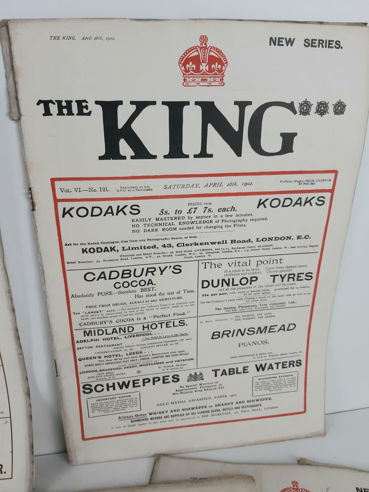Edwardian Collection The King Magazine 1902 1903 photo Home Decor