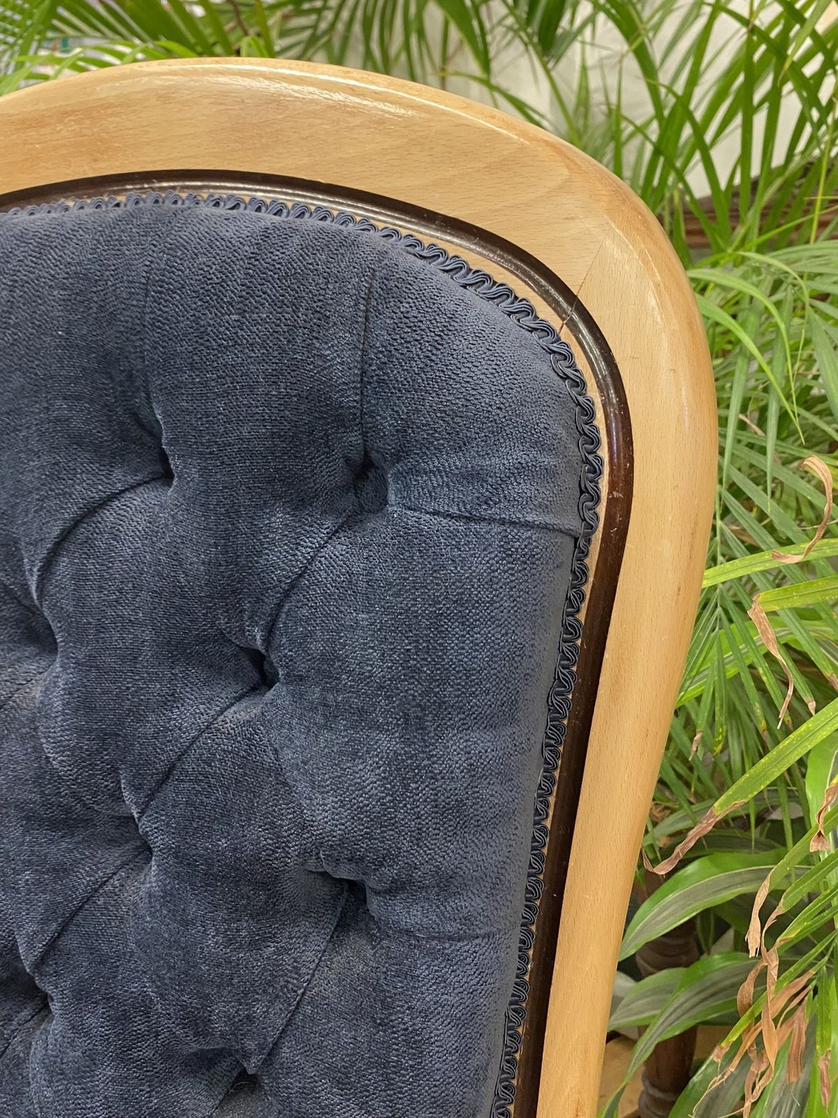 Fully, Traditionally Upholstered Queen Anne Style Reproduction Chair photo 995.0