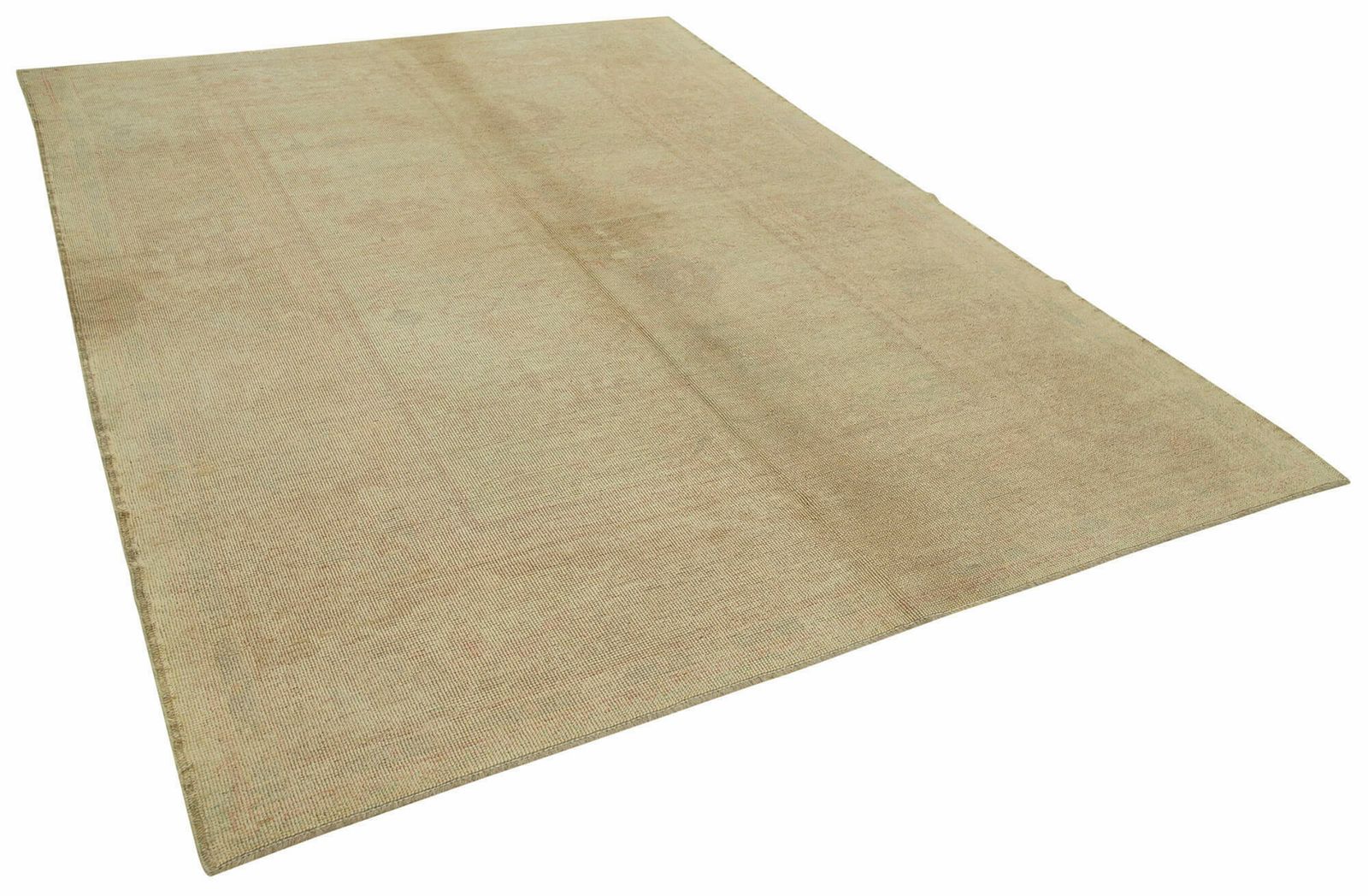 Handgeknoopt decoratief Turks Oushak-tapijt photo furniture