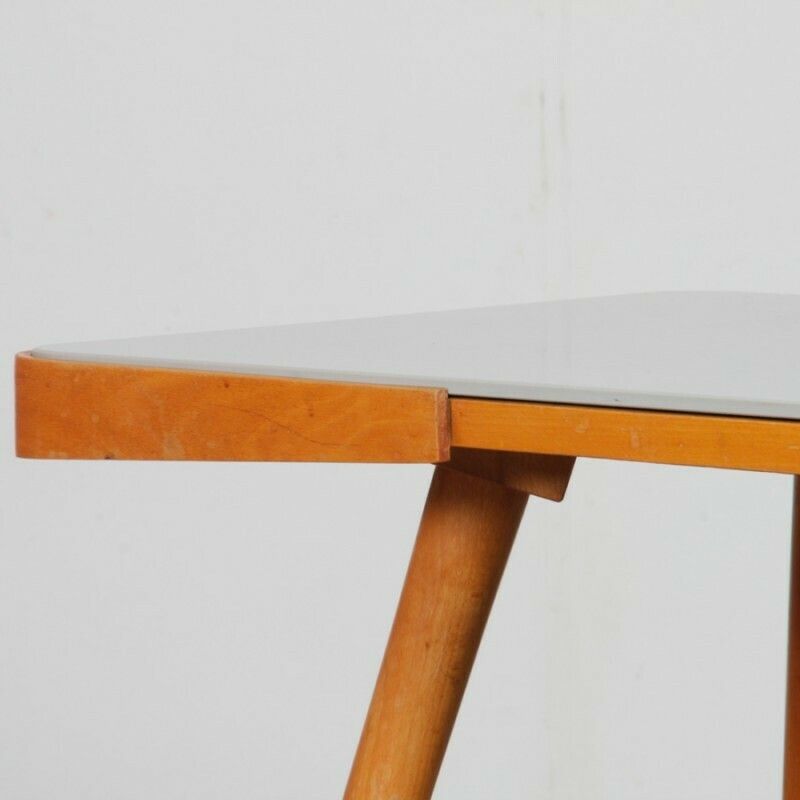Wood And Glass Table By Jiri Jiroutek, 1960s photo furniture