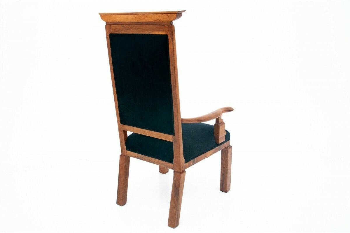 Furniture Armchair   Throne, Western Europe, Early 20th Century. After Renovation. photo