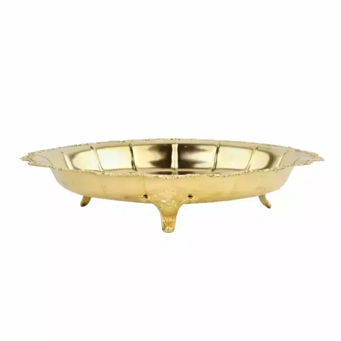 Silver And Gilded Dish On Three Legs, In The Style Of Historicism. Latvia 1930s. photo furniture