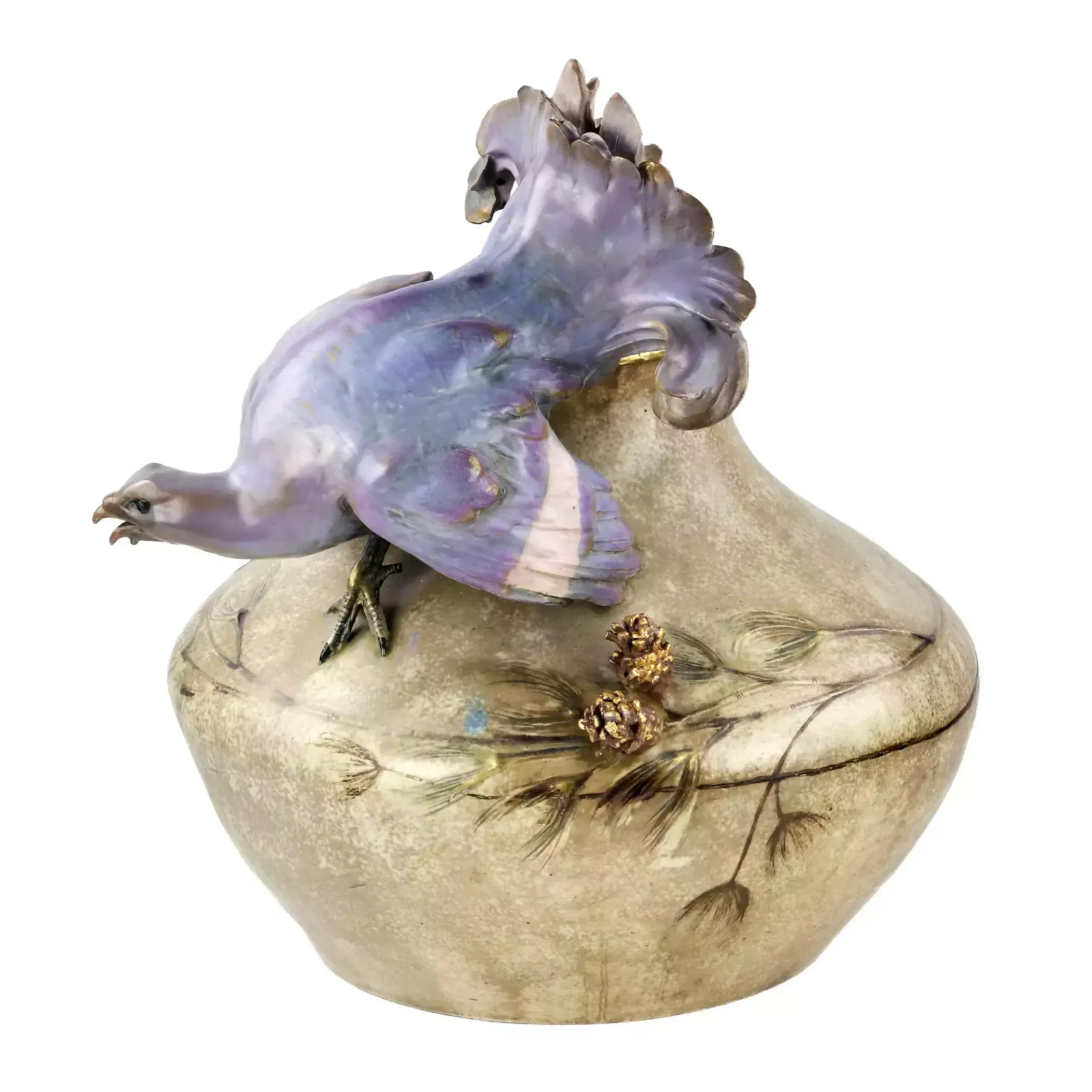 Ceramic Cache Pot. Eduard Stellmacher. 1905 photo furniture