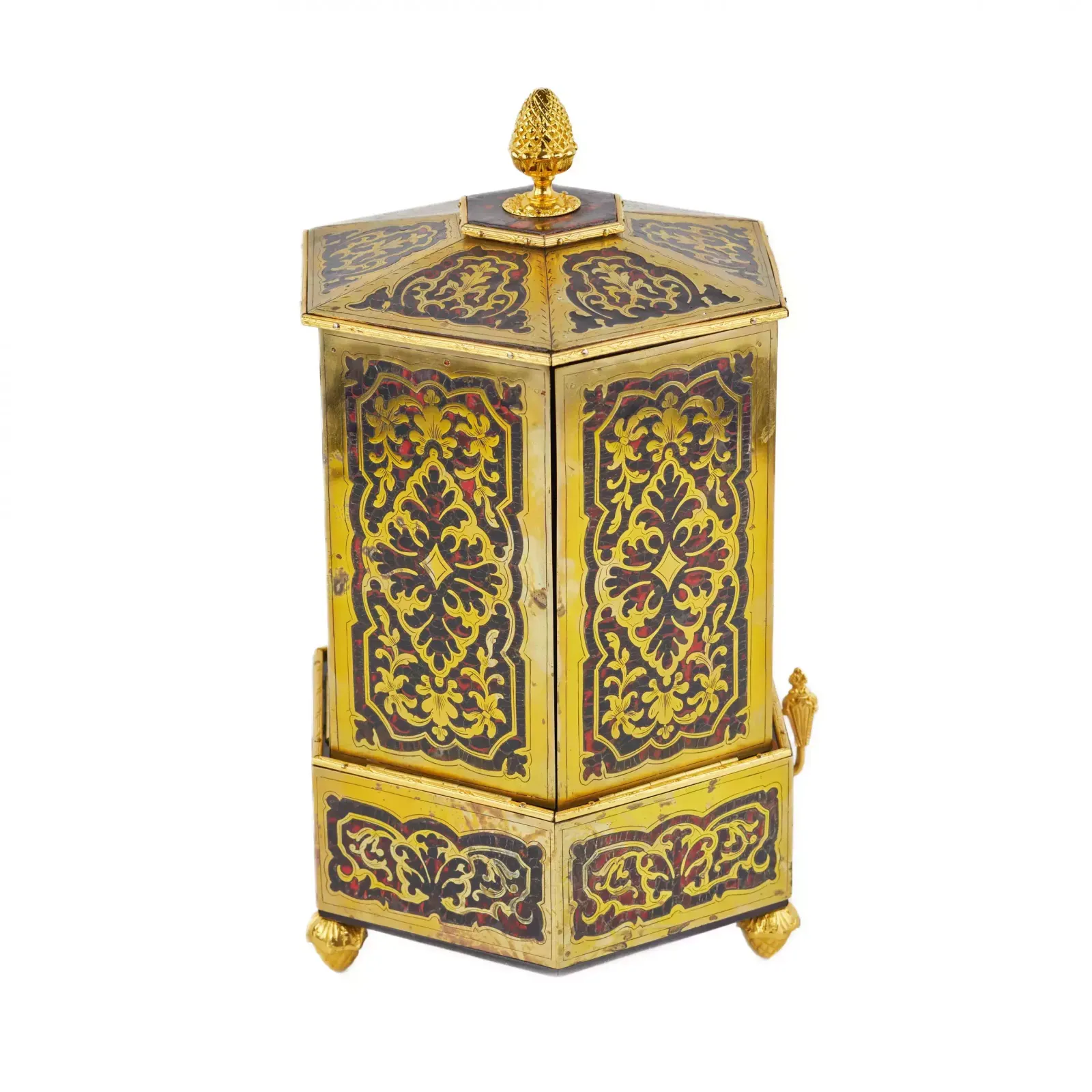 Unique Cigar Box In The Form Of A Pagoda With A Flap Opening Mechanism. 19th Century. photo 2348.0