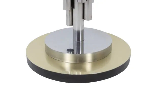 “Organ” Pedestal Table In Chromed Metal. 1970s. photo vinterior