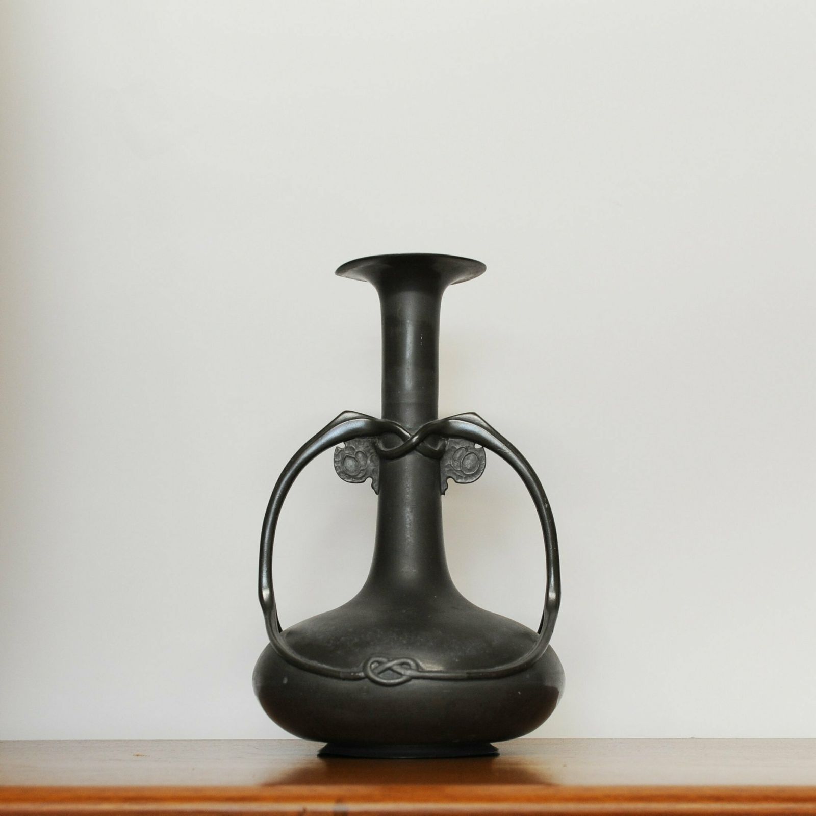 Tudric Pewter Twin Handled Vase By Archibald Knox For Liberty And Co, 1905 photo for sale