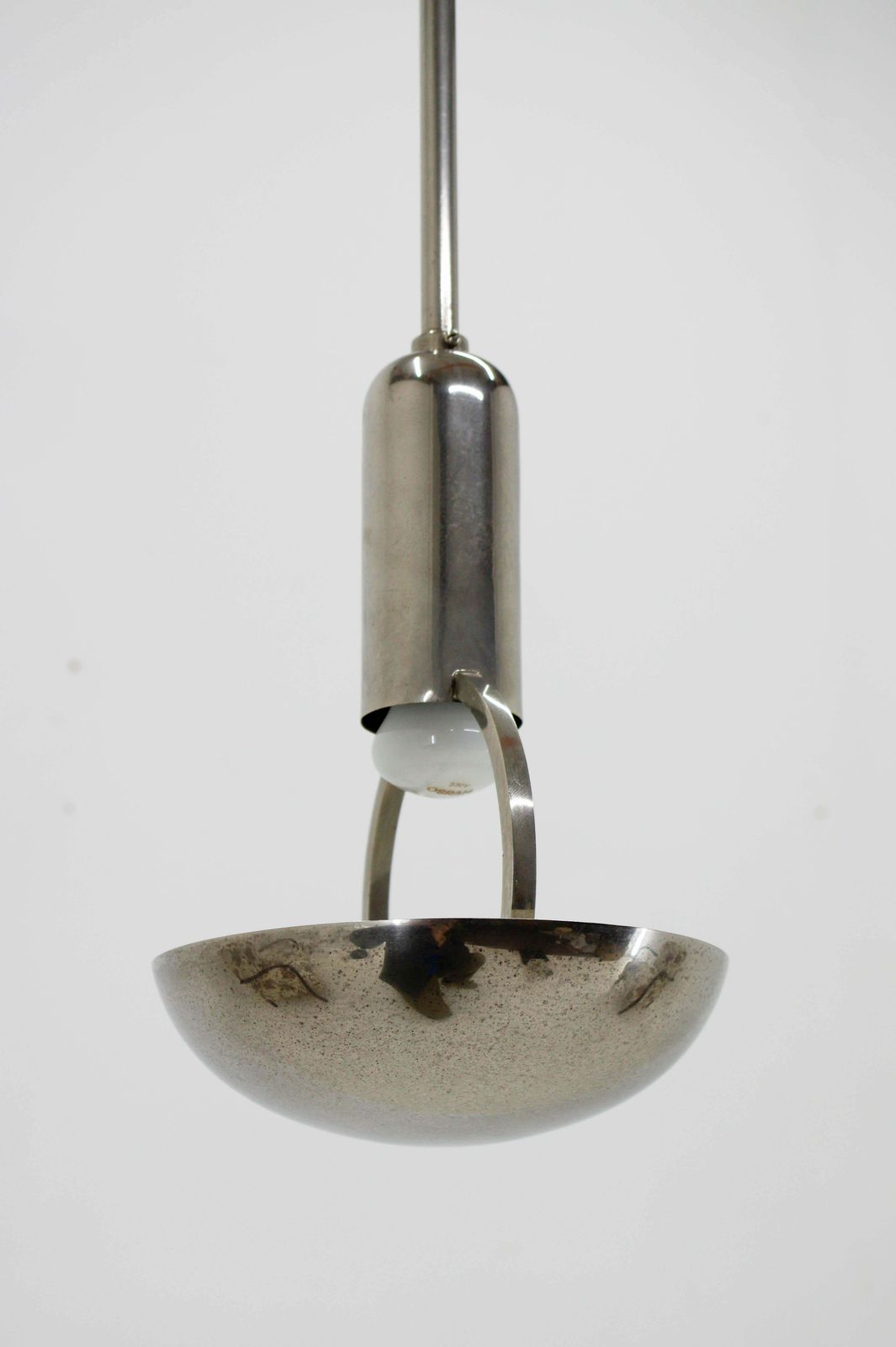 Rare Bauhaus / Functionalist Pendant, 1930s, Restored photo vinterior