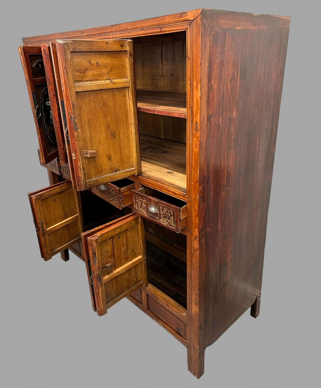 Chinese Export Lacquered Cabinet photo for sale