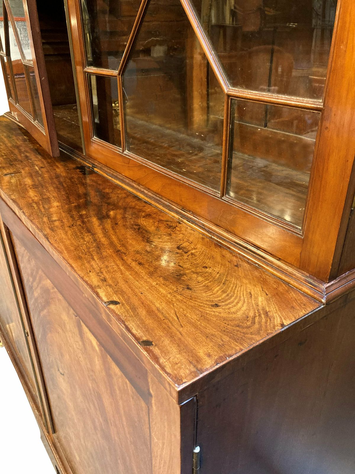 photo for sale A Large English George III Mahogany Bookcase