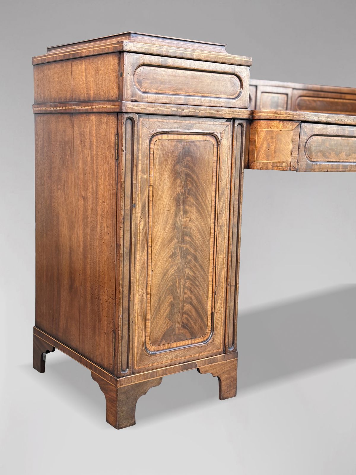 18th Century George III Period Mahogany Pedestal Sideboard photo 3550.0