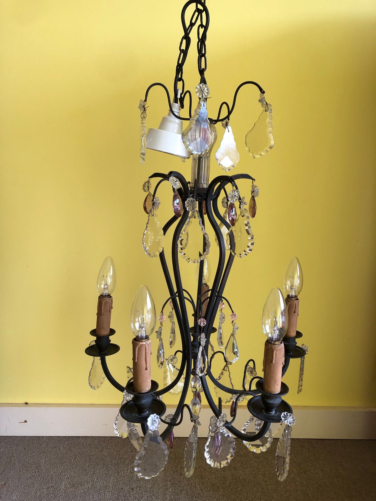 Chandelier   French, Early 20th Century 5 Arms photo for sale