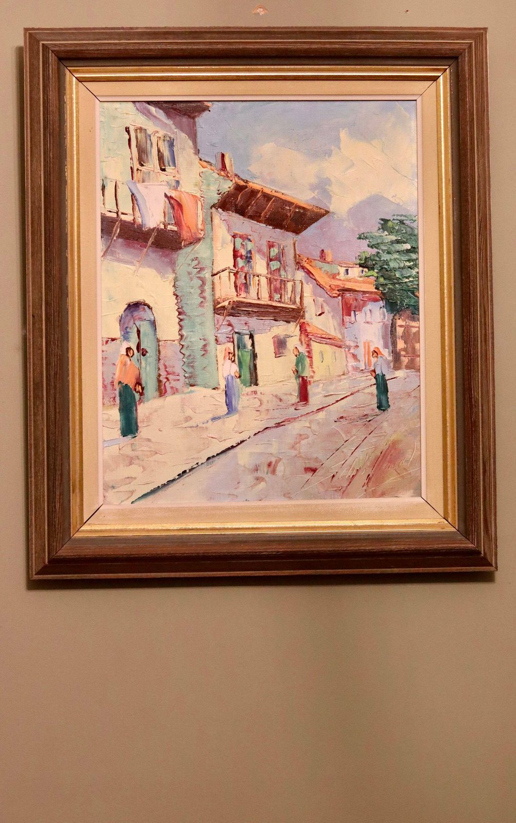 Swedish Modernist Oil Painting By Charles Schölander Circa 1950 photo 308.0