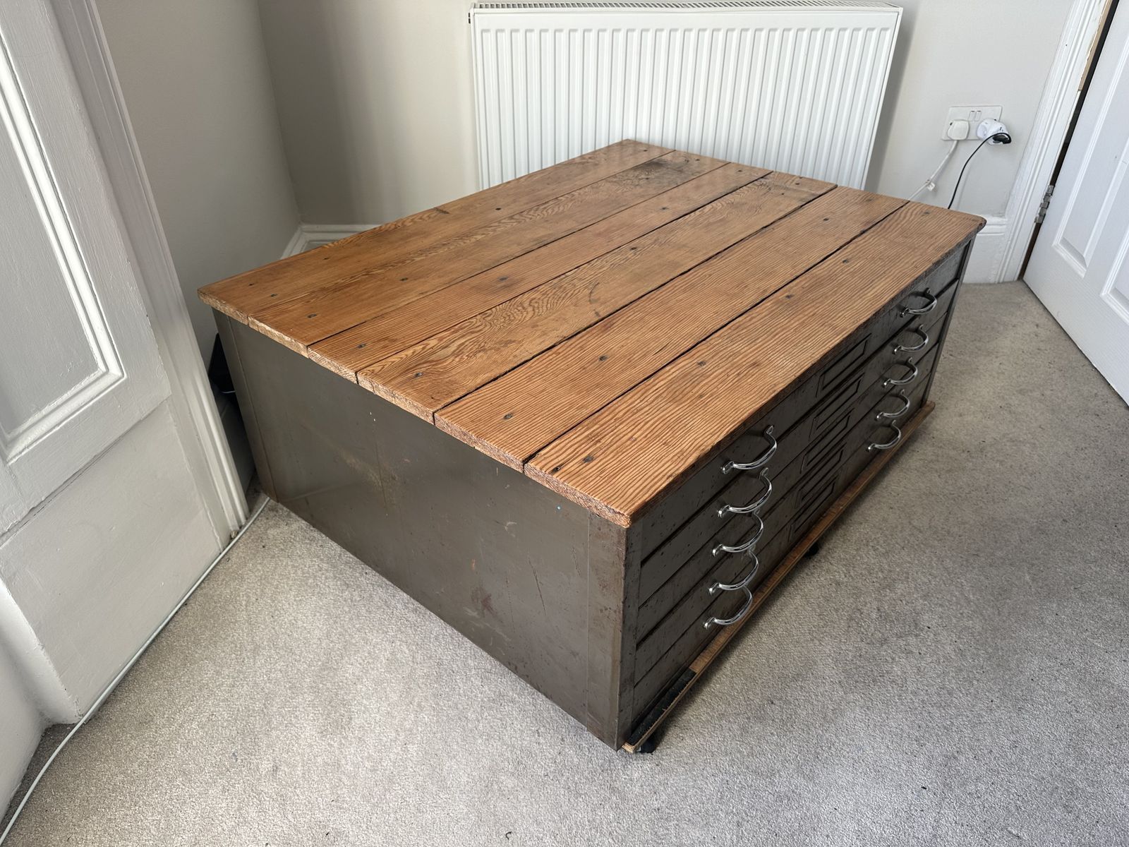Vintage Chest Of Drawers From Old Cinema photo furniture