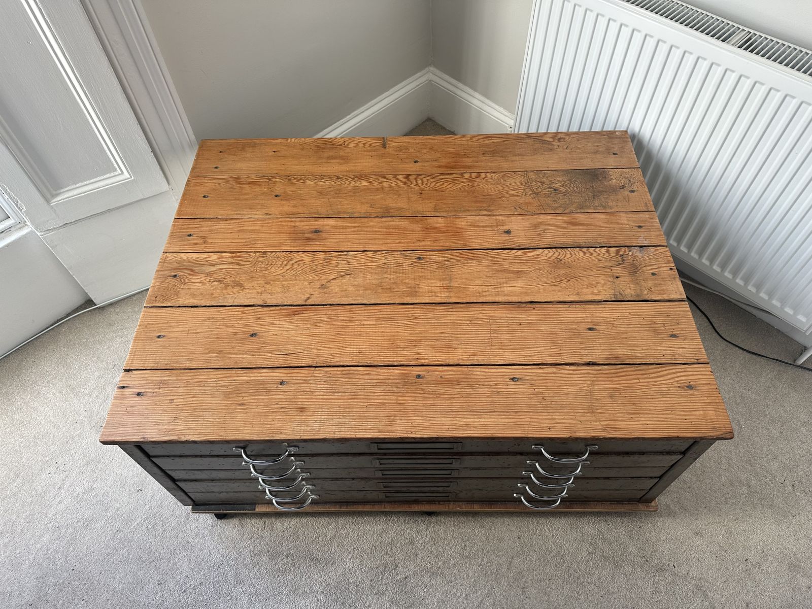 Vintage Chest Of Drawers From Old Cinema photo vinterior