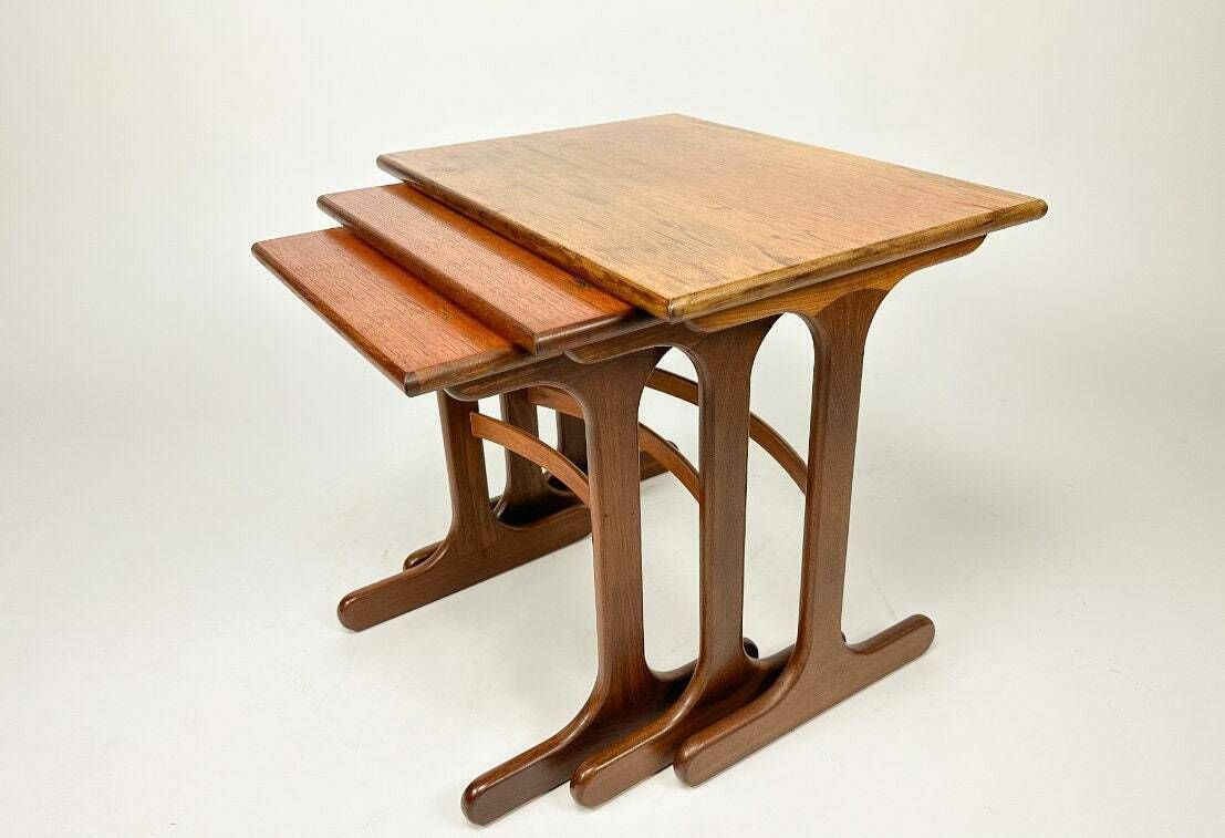 Vintage 1960s Teak G Plan Nest Of Tables, Nesting Table, Mid Century Design photo furniture