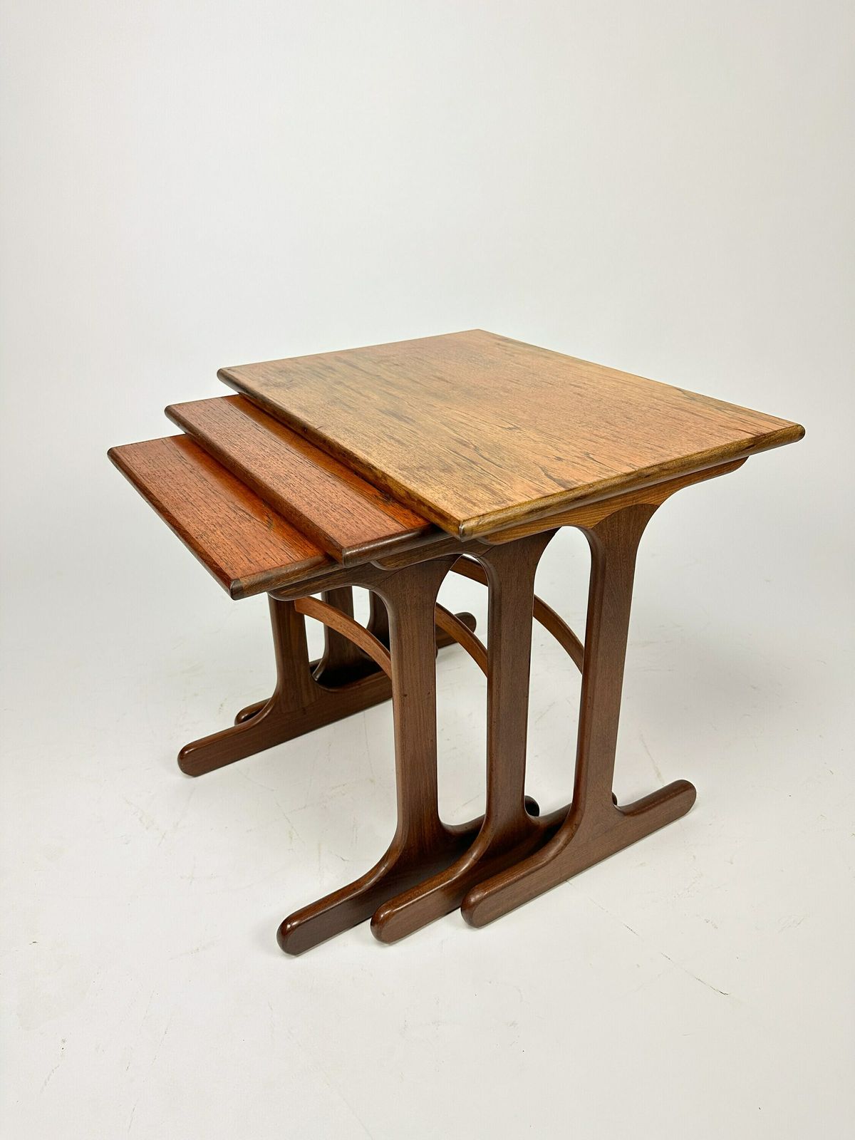 Vintage 1960s Teak G Plan Nest Of Tables, Nesting Table, Mid Century Design photo vintage