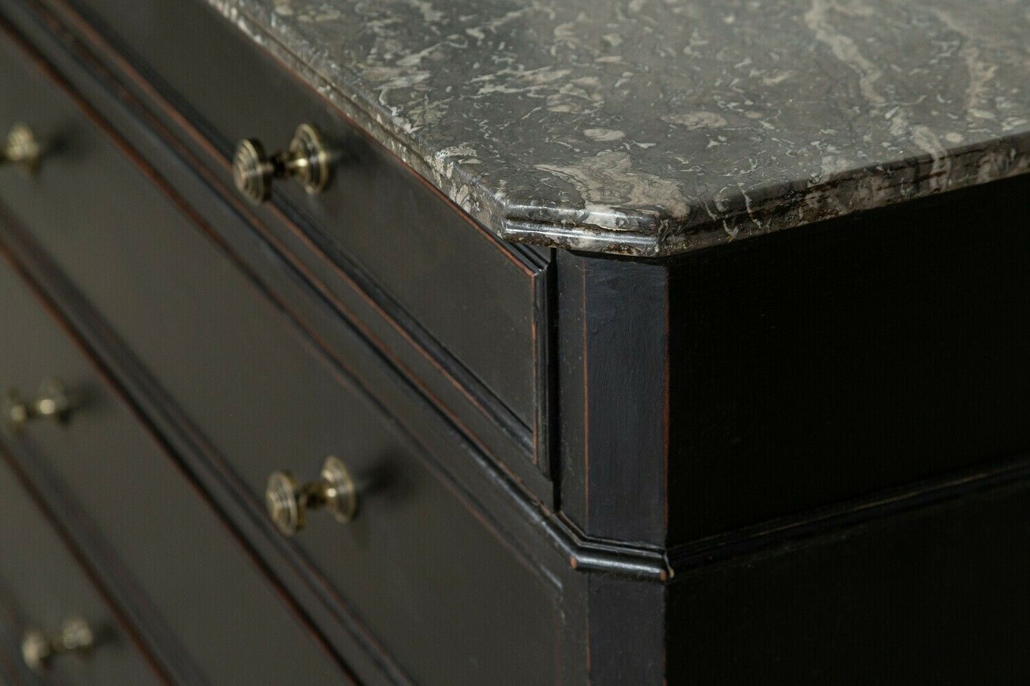  19thc French Ebonised Walnut Commode photo furniture