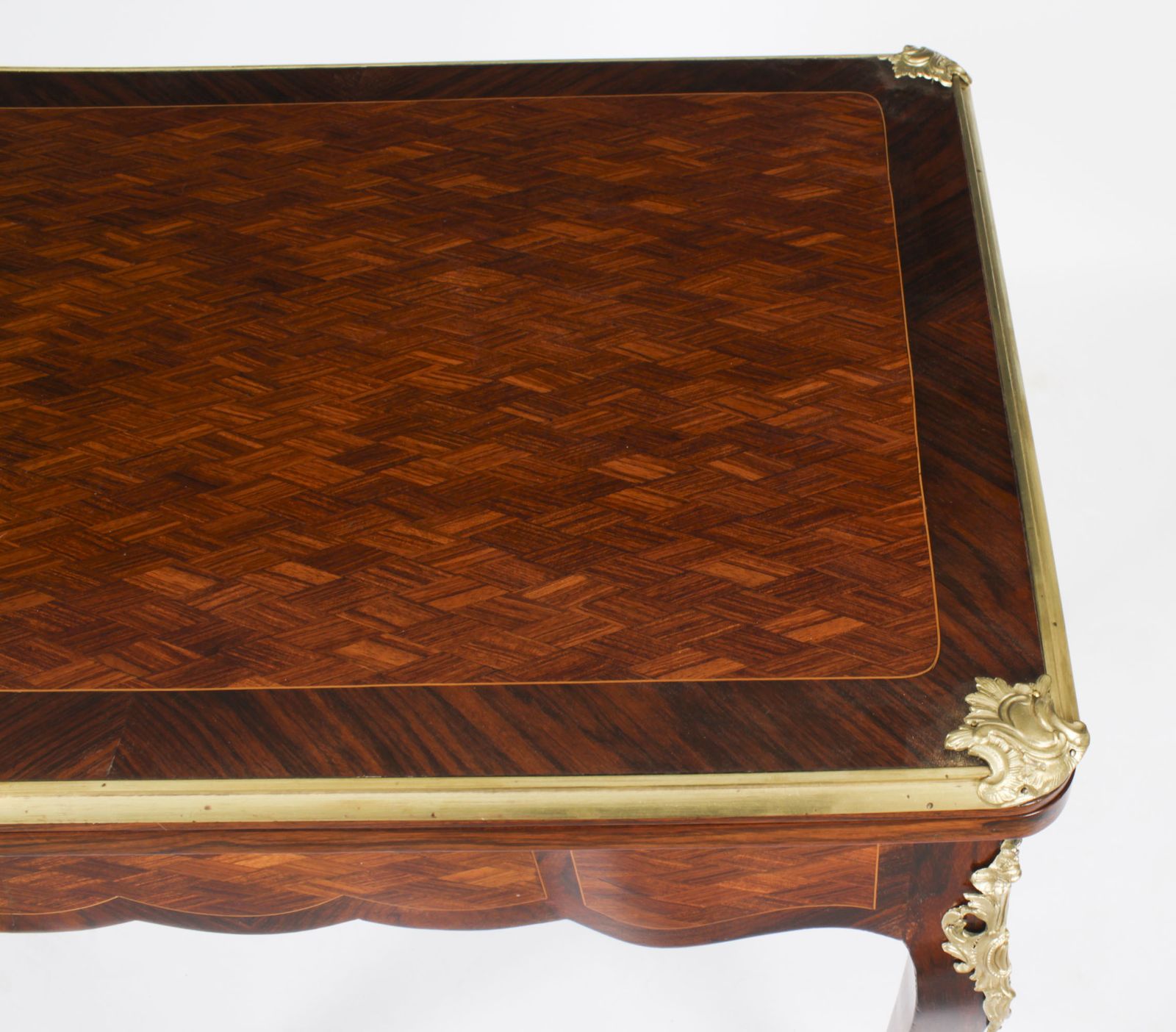 Antique French Burr Walnut Parquetry Card  Backgammon Table  19th Century photo buy