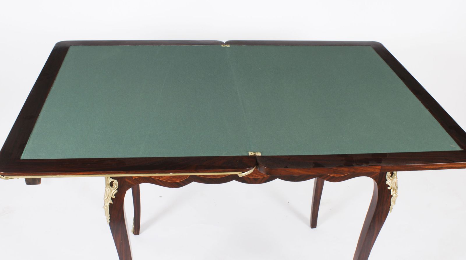 photo vinterior Antique French Burr Walnut Parquetry Card  Backgammon Table  19th Century