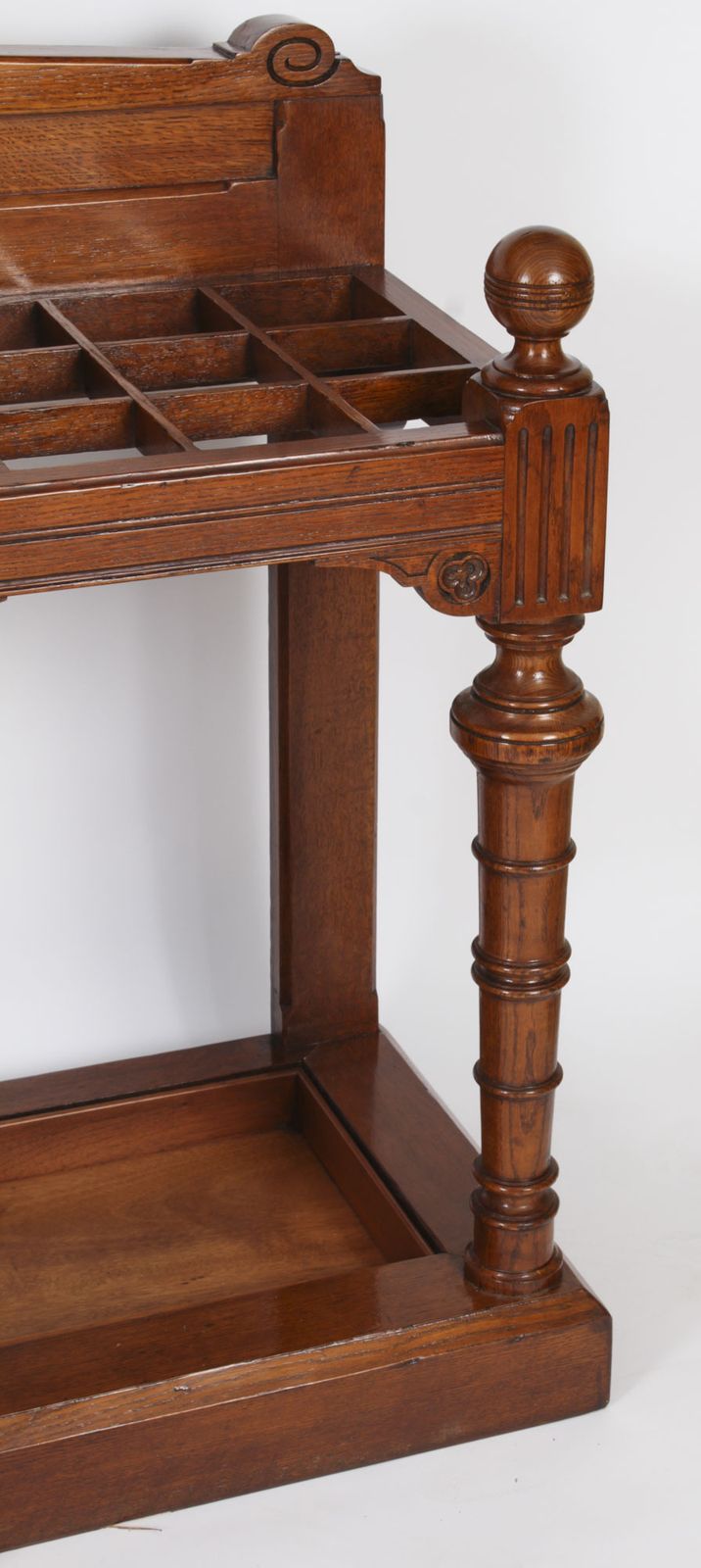 Victorian Oak Country House Hall Umbrella Stand 19th C photo vinterior