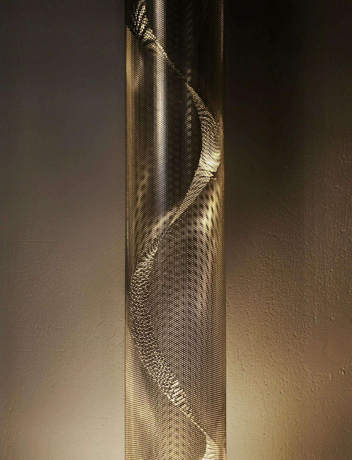 Very Rare Postmodern Tubular Floor Lamp "Tall Spiral No.5" By Thierry Vide // Made In France In 1999 photo buy