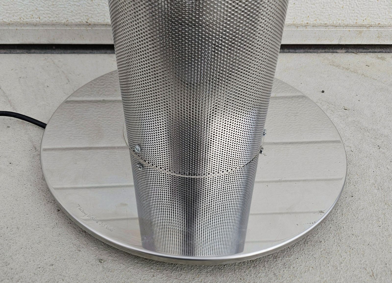 photo for sale Very Rare Postmodern Tubular Floor Lamp "Tall Spiral No.5" By Thierry Vide // Made In France In 1999