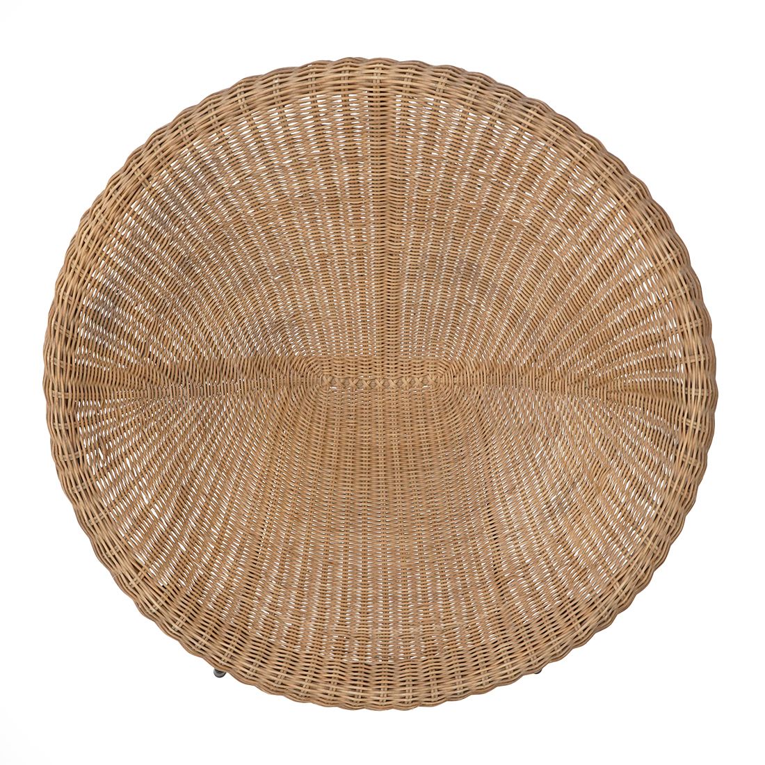 Woven Rattan Armchair, 1950s photo for sale