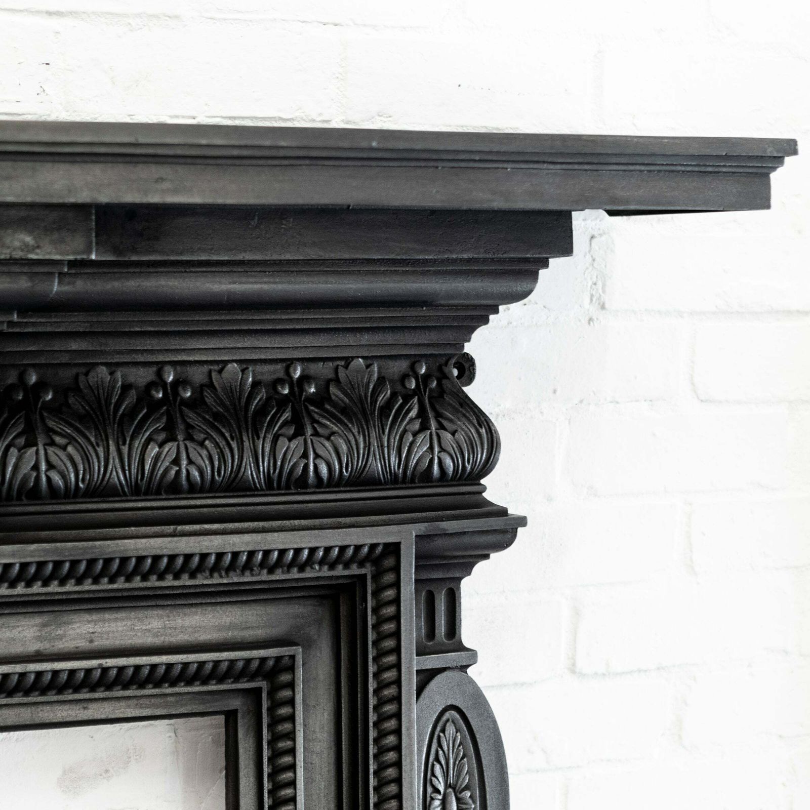 Antique Cast Iron Fireplace Surround photo vinterior