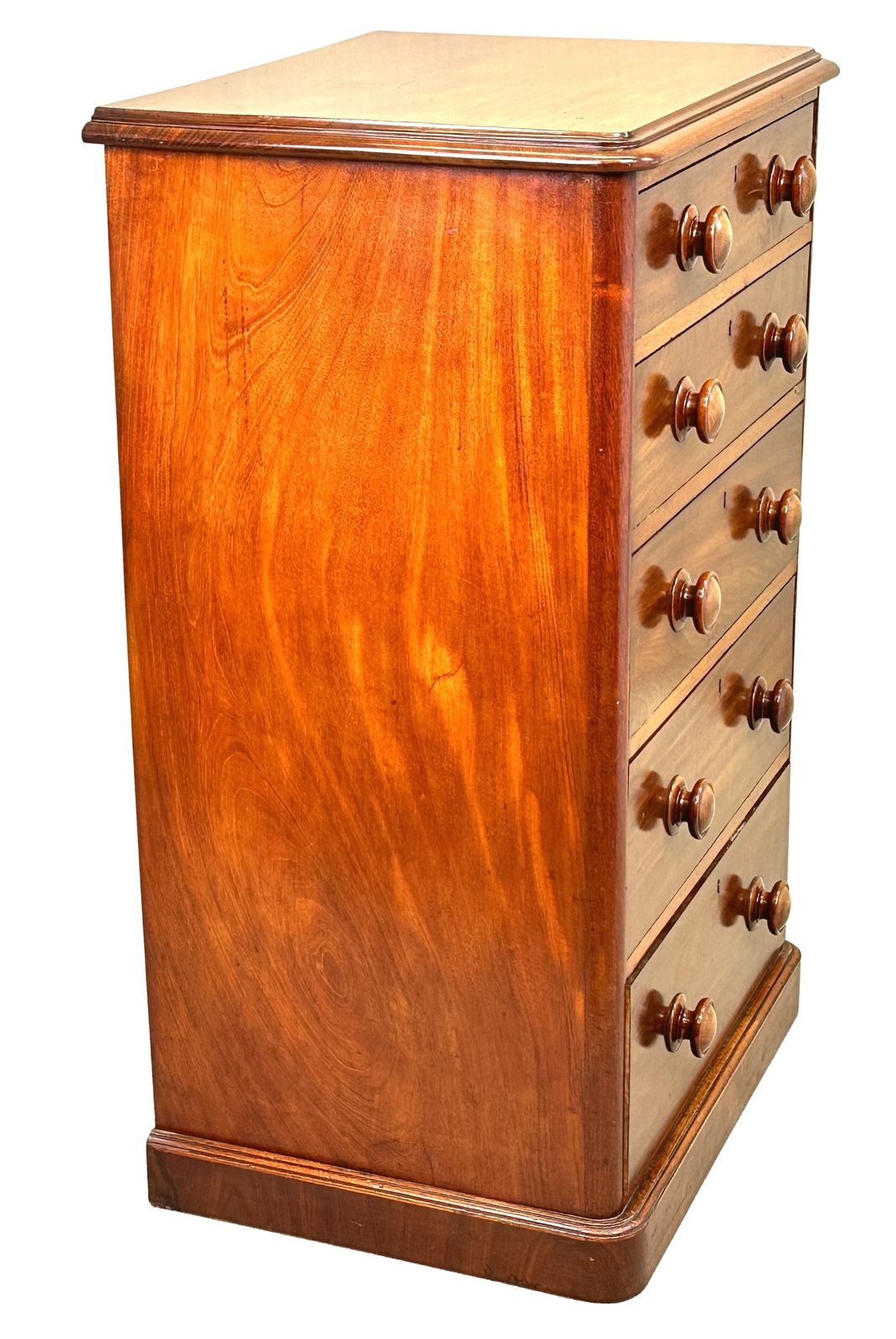 19th Century Victorian Mahogany Chest Of Drawers (England, Circa 1850) photo furniture