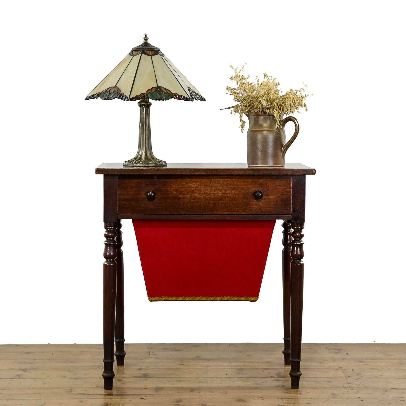 Antique 19th Century Mahogany Ladies Worktable | Antique Storage | Walnut Table | Walnut Furniture | Work Table