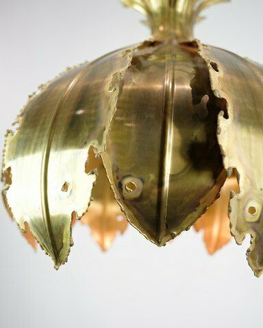 Ceiling Lamp Known As "Onion"  Made In Brass By Sven Aage Holm Sørensen From 1960s photo buy