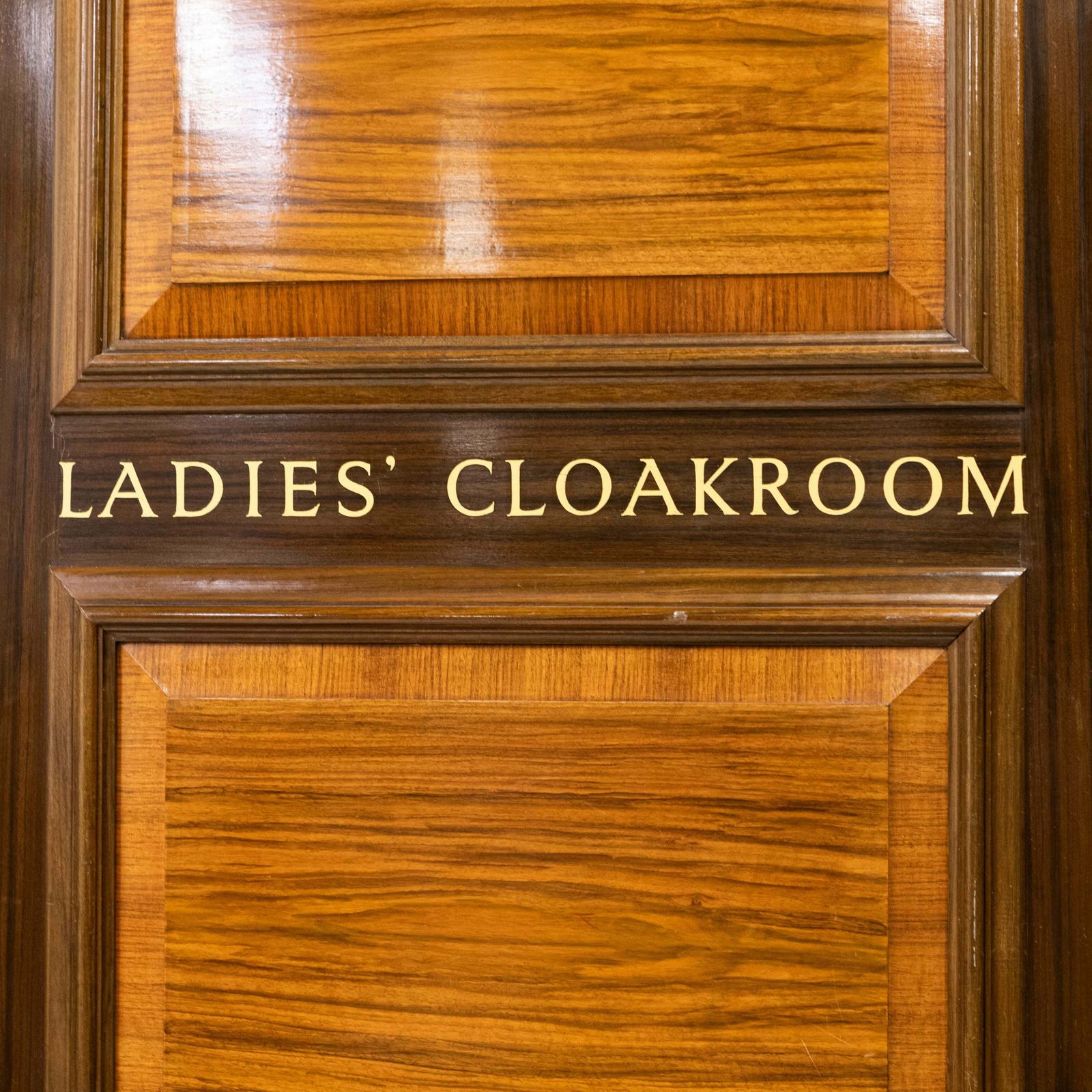 Walnut Cloakroom Doors Reclaimed From Clothworkers' Hall photo furniture