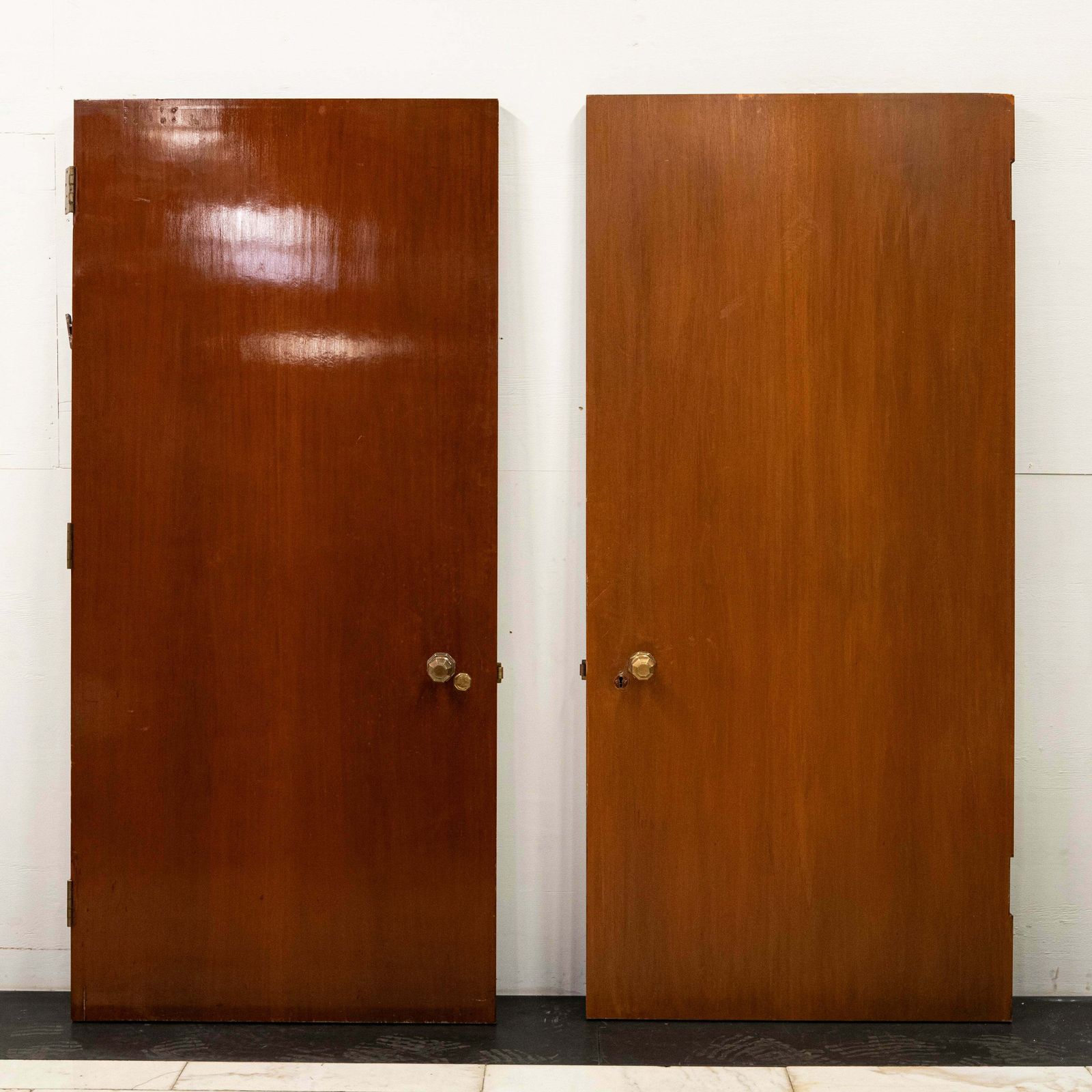 Walnut Cloakroom Doors Reclaimed From Clothworkers' Hall photo buy