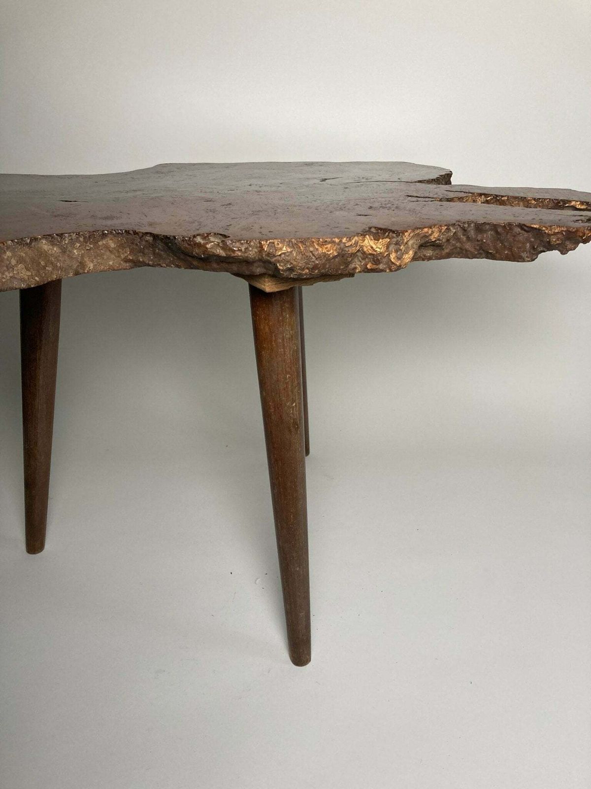 Naturalist Wood Coffee Table, Mid 20th Century photo furniture