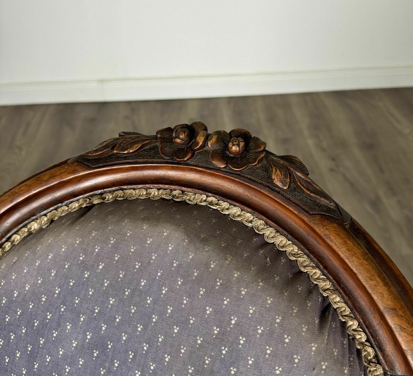 Antique 19th Century Nursing Chair / Armchair In Mahogany photo vintage