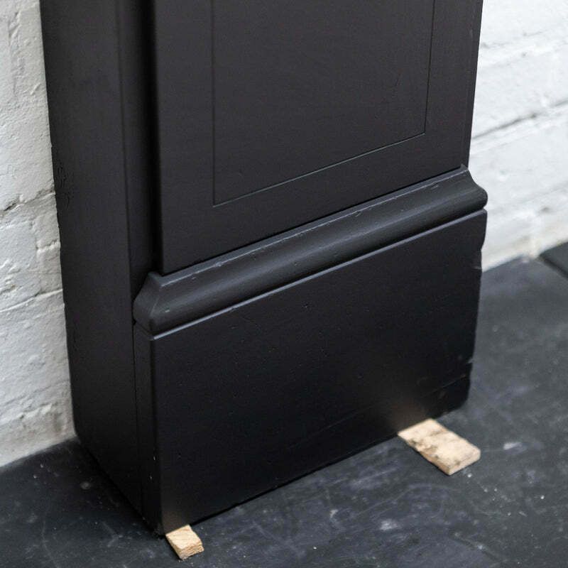 photo for sale Large Antique Victorian Slate Fireplace Surround With Corbels