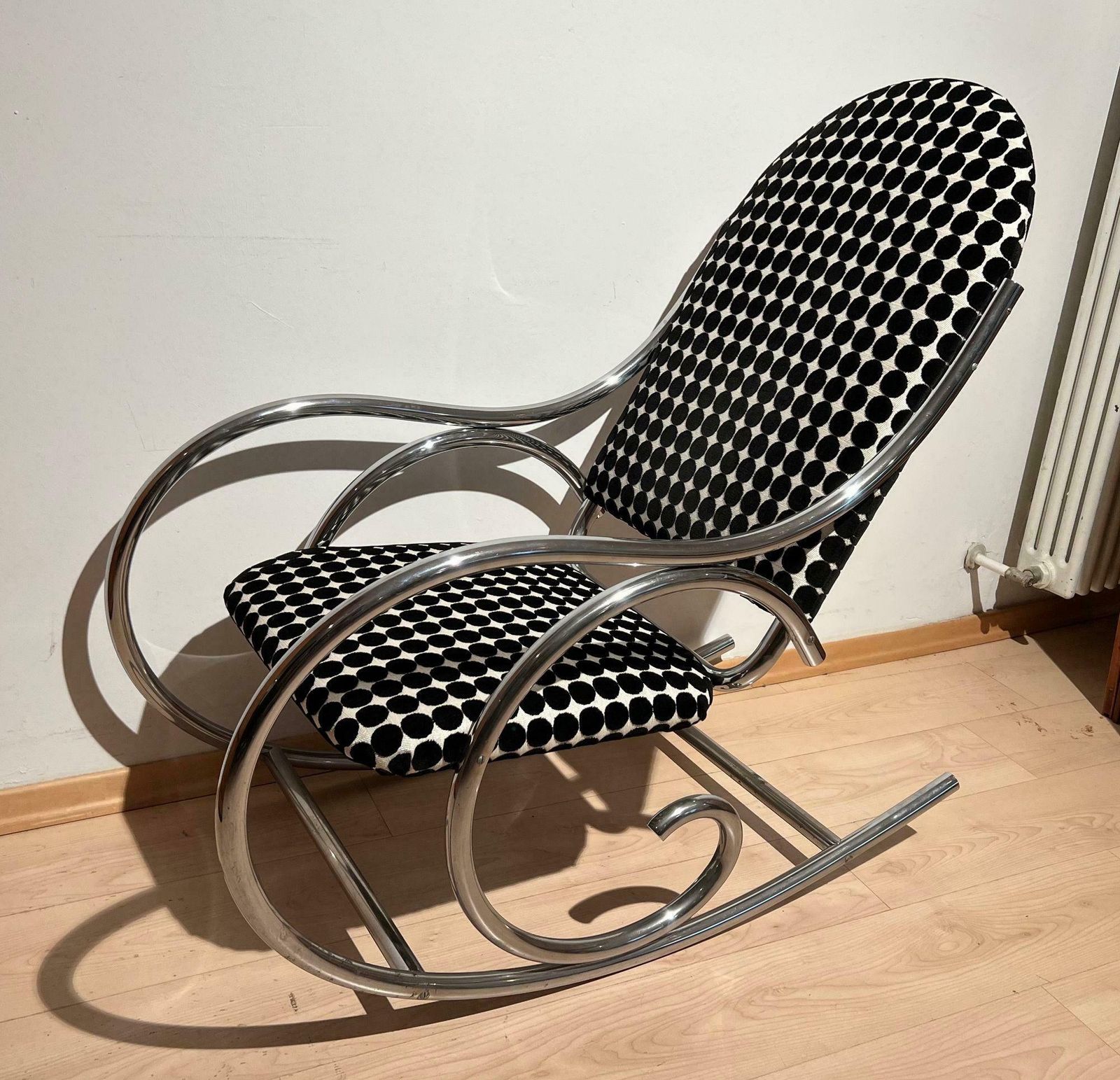 Bauhaus Rocking Chair, Chromed Steeltubes, Germany, Circa 1930 photo Furniture
