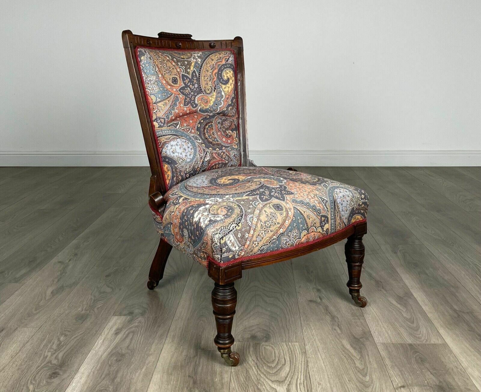 Antique 20th Century Nursing Chair / Armchair In Mahogany photo buy