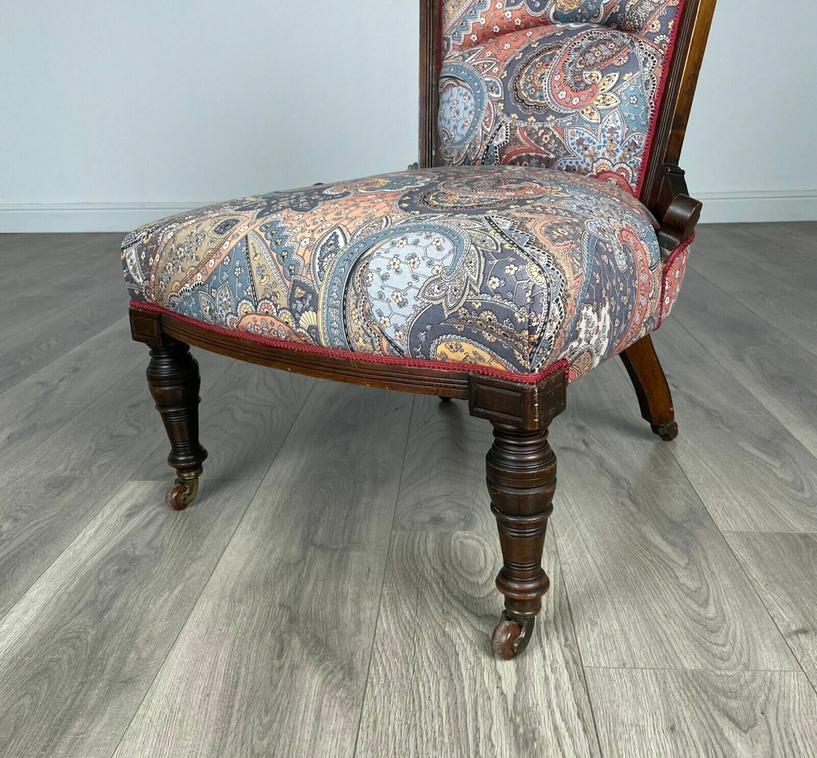 photo for sale Antique 20th Century Nursing Chair / Armchair In Mahogany