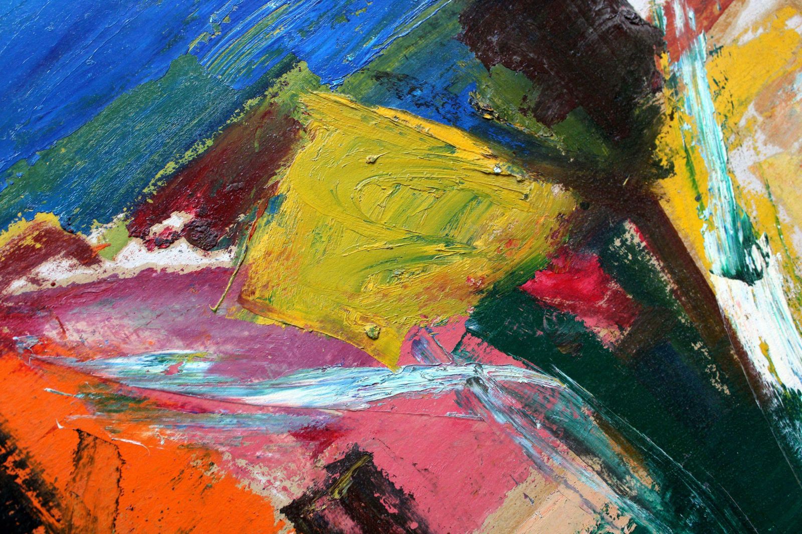 Aleksandr Rodin Village. Oil On Cardboard photo vinterior