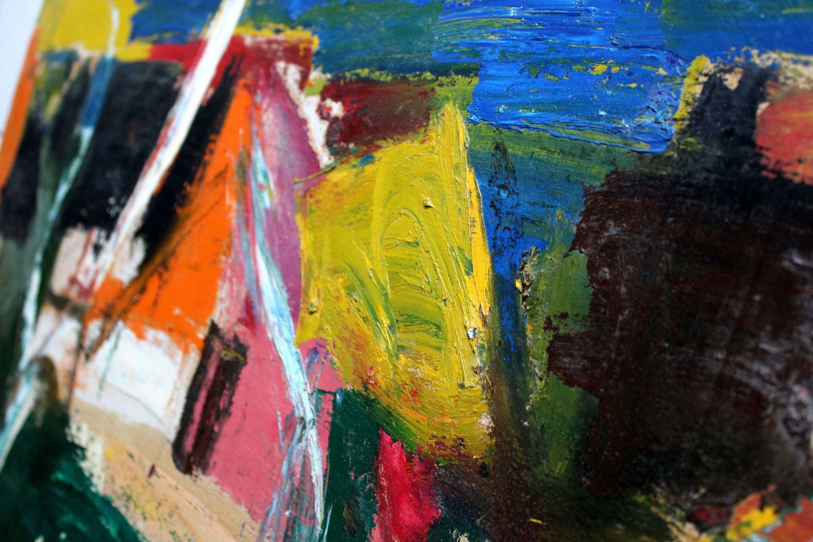 photo furniture Aleksandr Rodin Village. Oil On Cardboard
