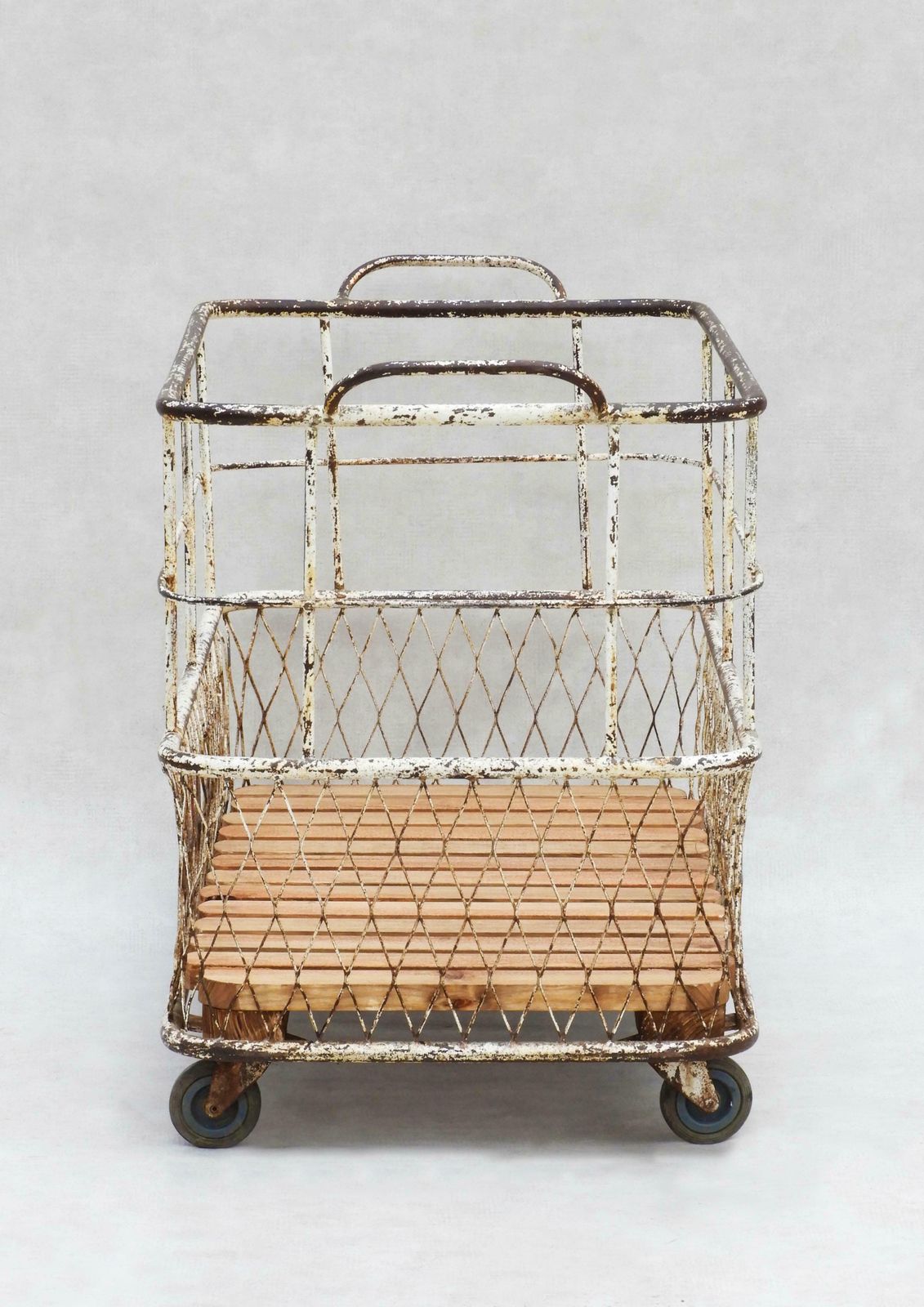 French Mid Centruy Industrial Boulangerie Trolley Cart C1950 photo 995.0
