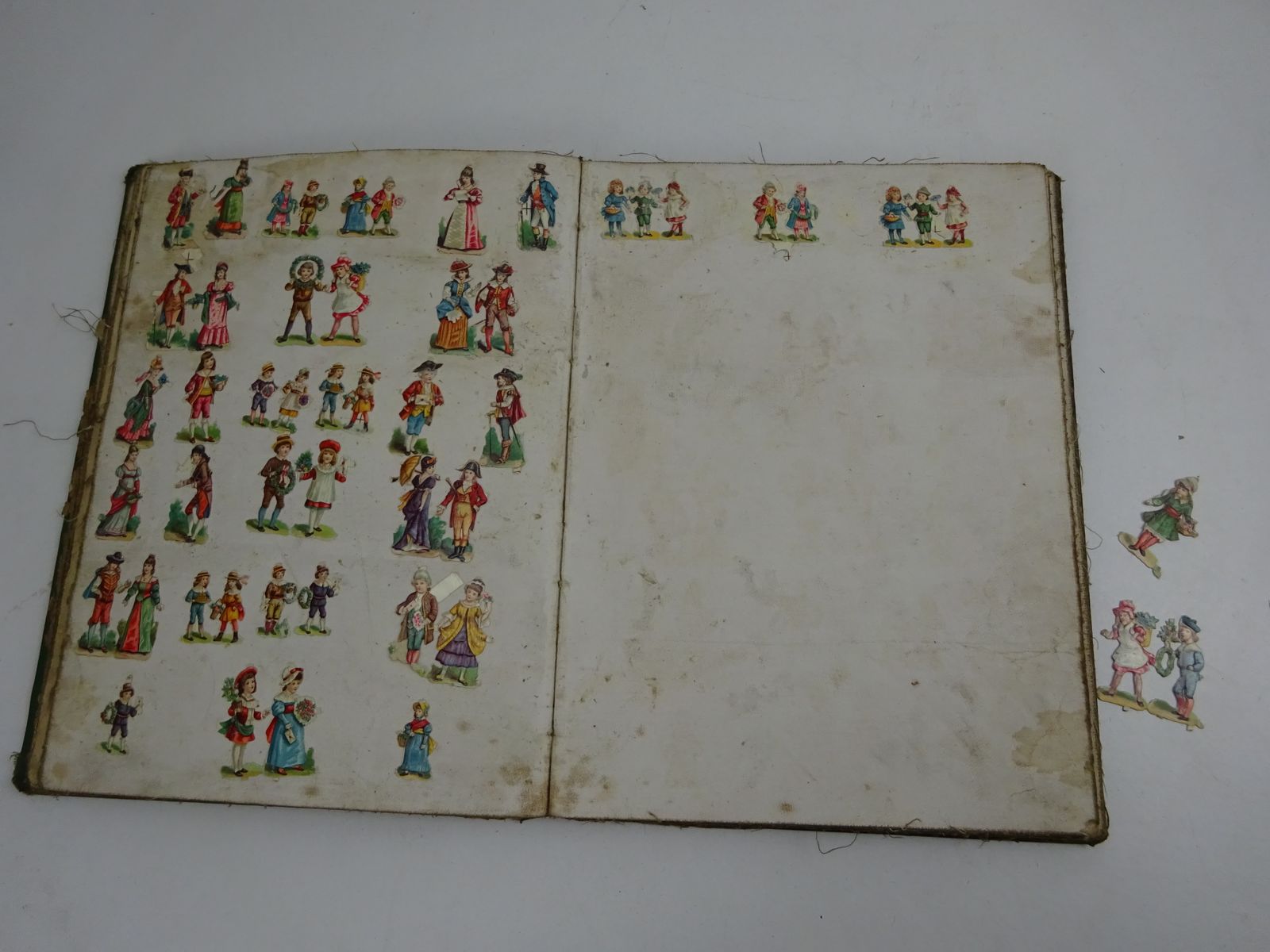 photo furniture Victorian Alphabet Book By Warne's Mounted Toys Gifted In 1882