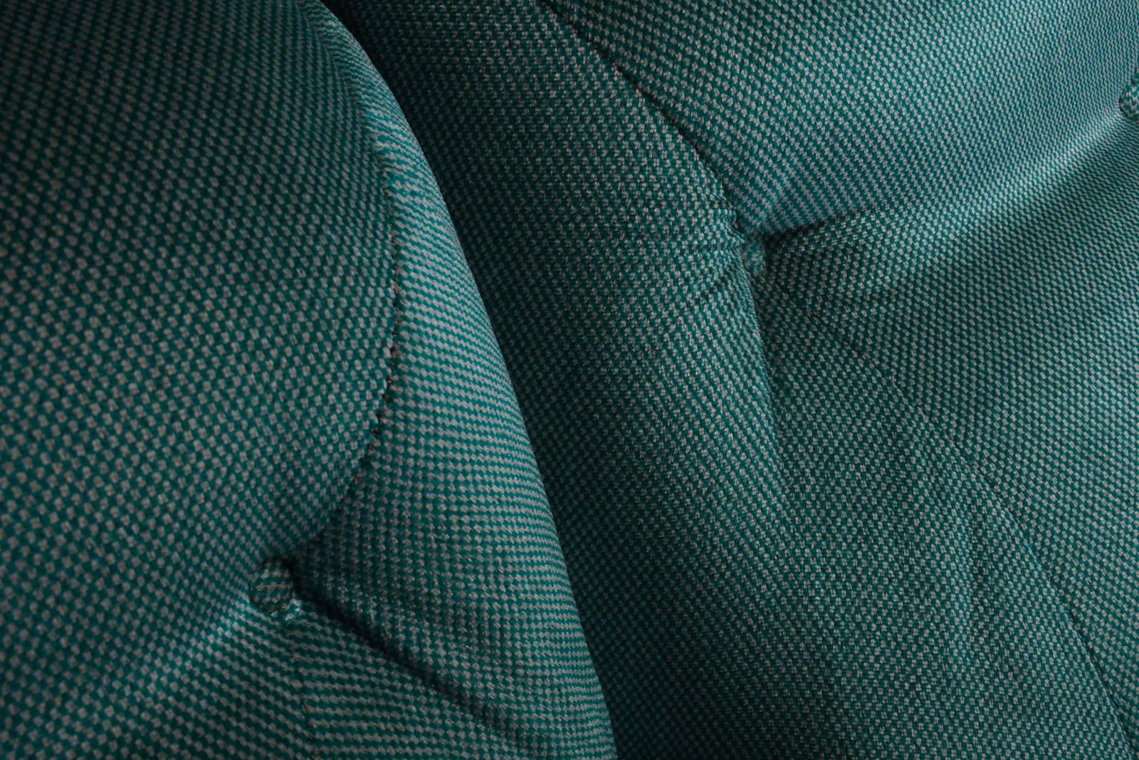 9178.0 Large Modular Sectional ‘Nuvolone’ Sofa By Rino Maturi In Green Fabric, 1970s photo